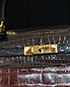 Kelly 35 Alligator Skin in Miel/Black/Gris Torturelle, other view